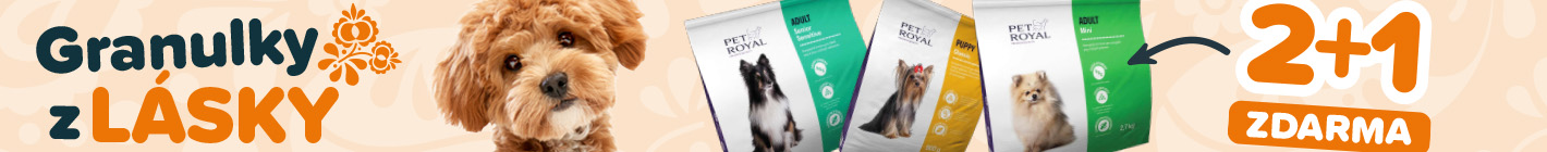 Granulky Pet Royal 2+1 zdarma